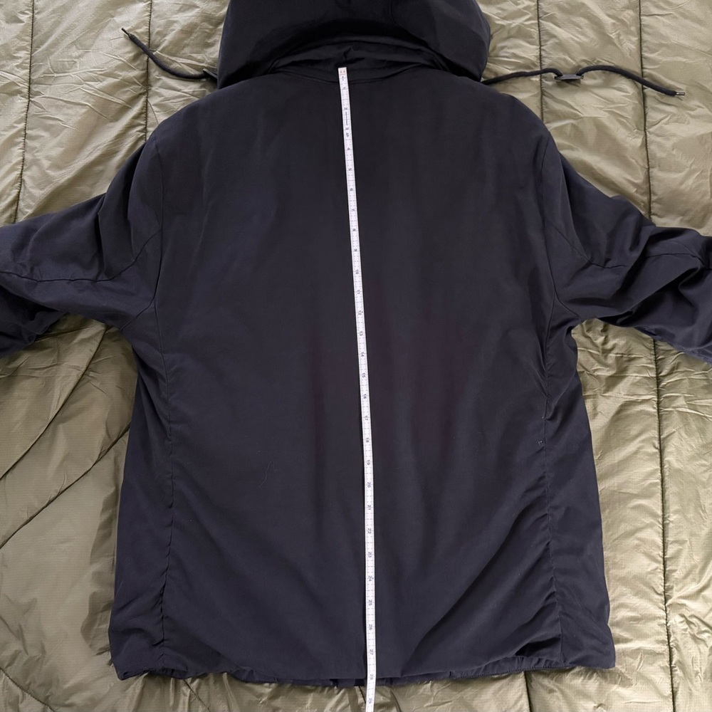 VINCE Mens Black Full Zip Hooded Down Parka Jacket Coat Size M - Picture 8 of 12